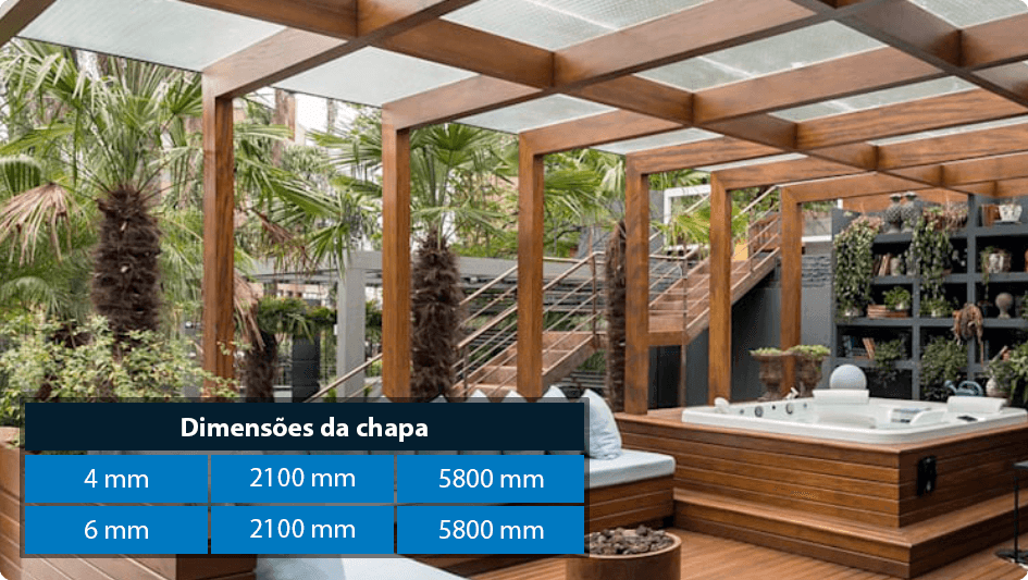 Una Brasil - Imagem Policarbonato Alveolar Dimensões